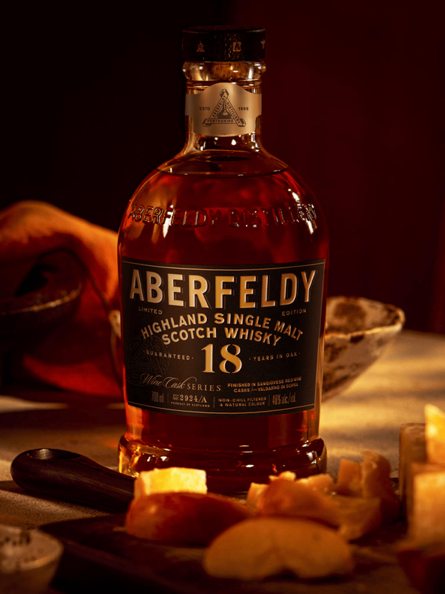 Aberfeldy 18 Year Old Whisky Sangiovese Red Wine Finish