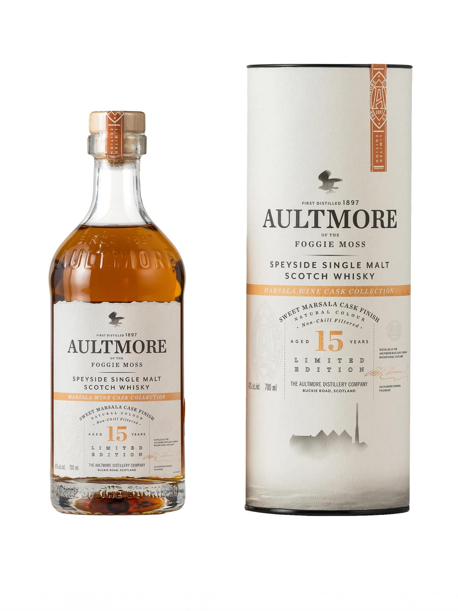 Aultmore 15 Year Old Sweet Marsala Finish Whisky