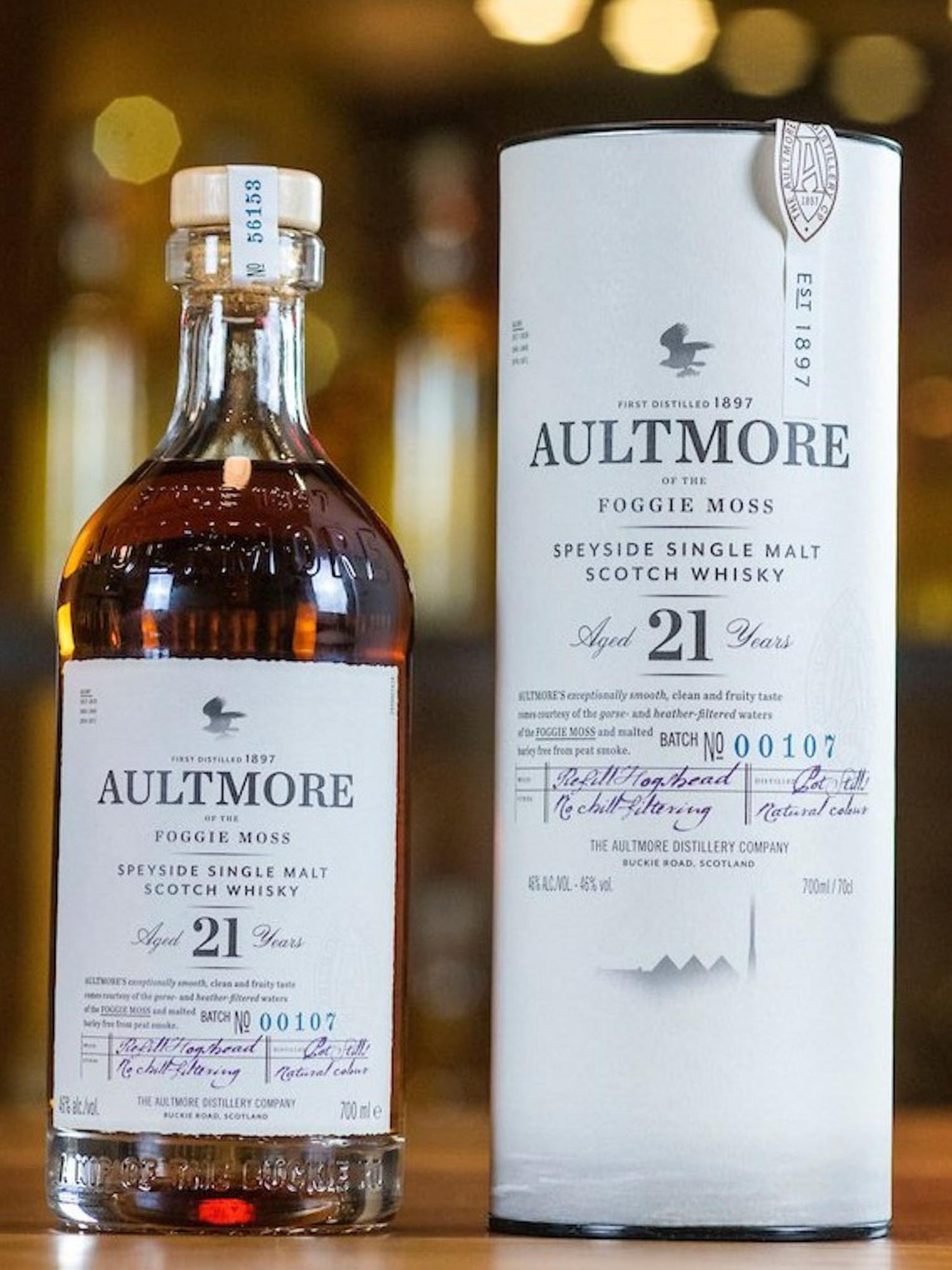 Aultmore 21 Year Old Whisky