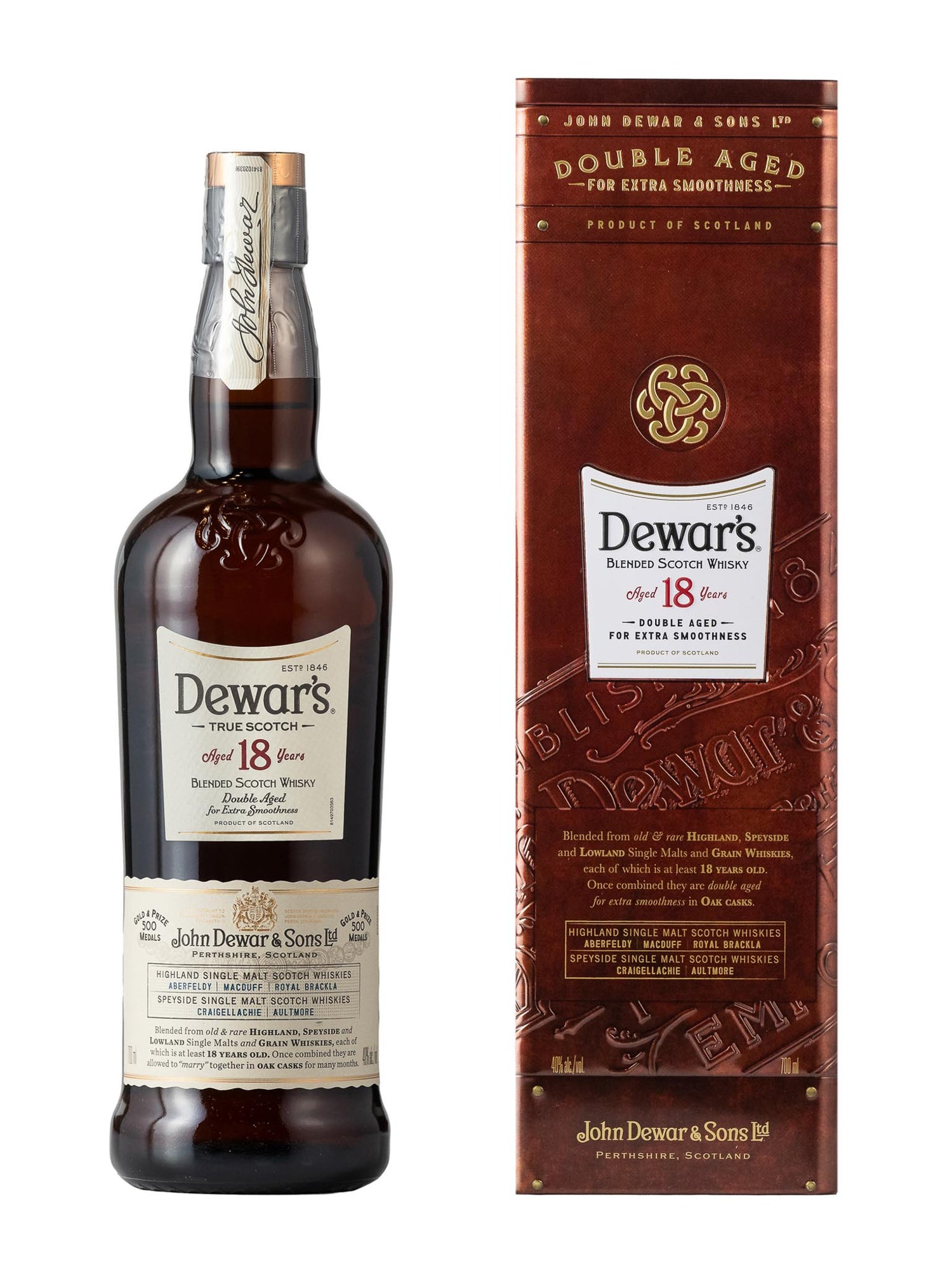 Dewar's 18 Year Old Blended Scotch Whisky