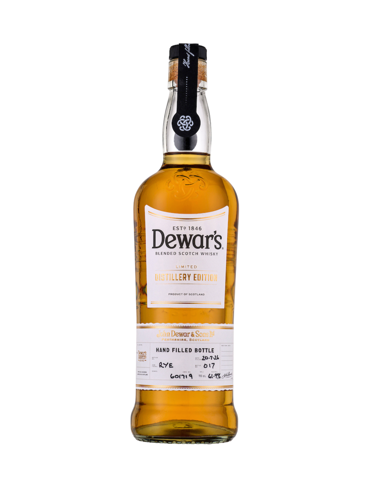 Dewar's Self-Fill Rye Finish