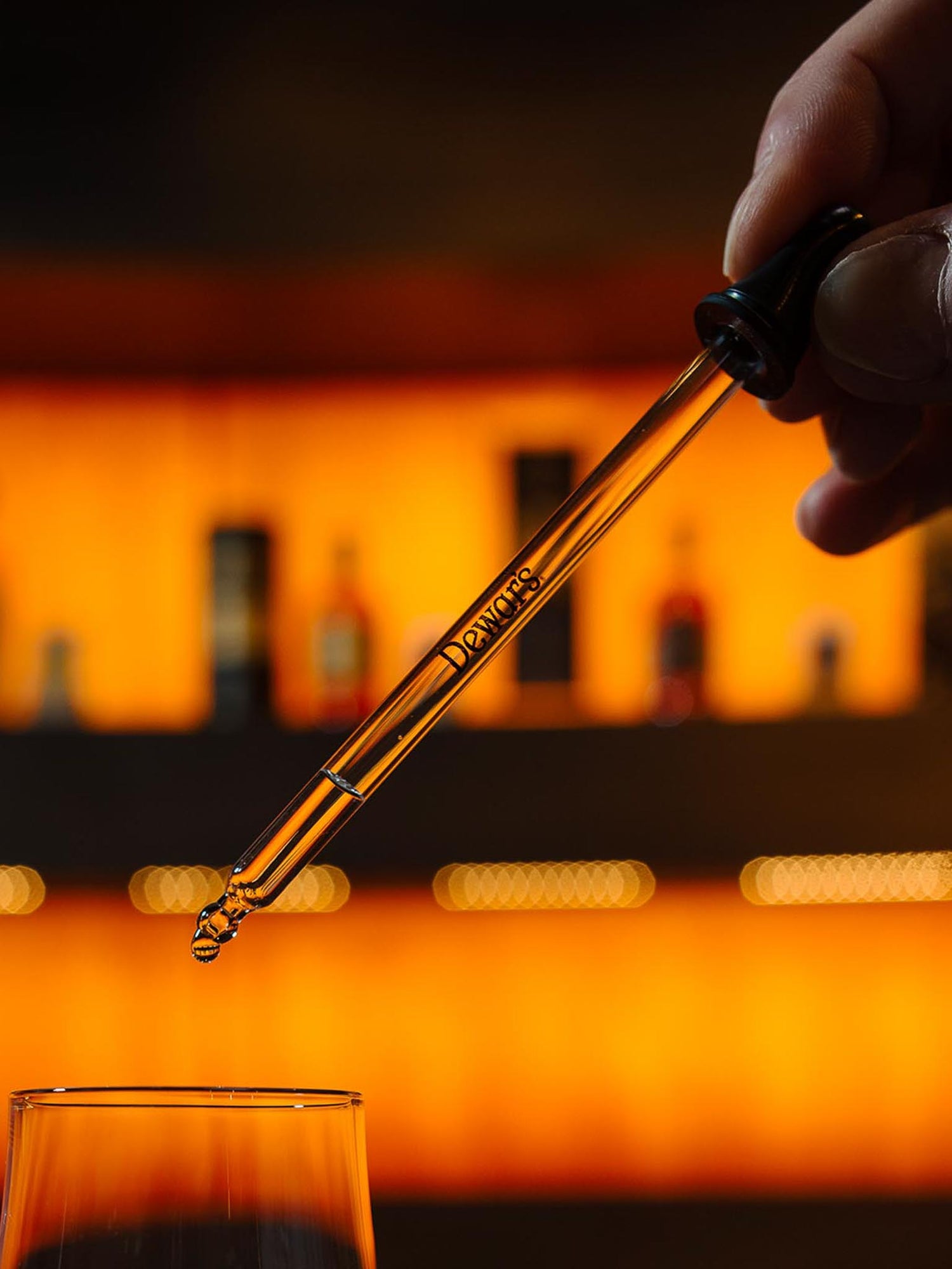 Dewar's Whisky Water Pipette