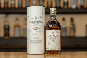 BACK IN STOCK.. Reintroducing the limited edition Aultmore 25 Year Old!
