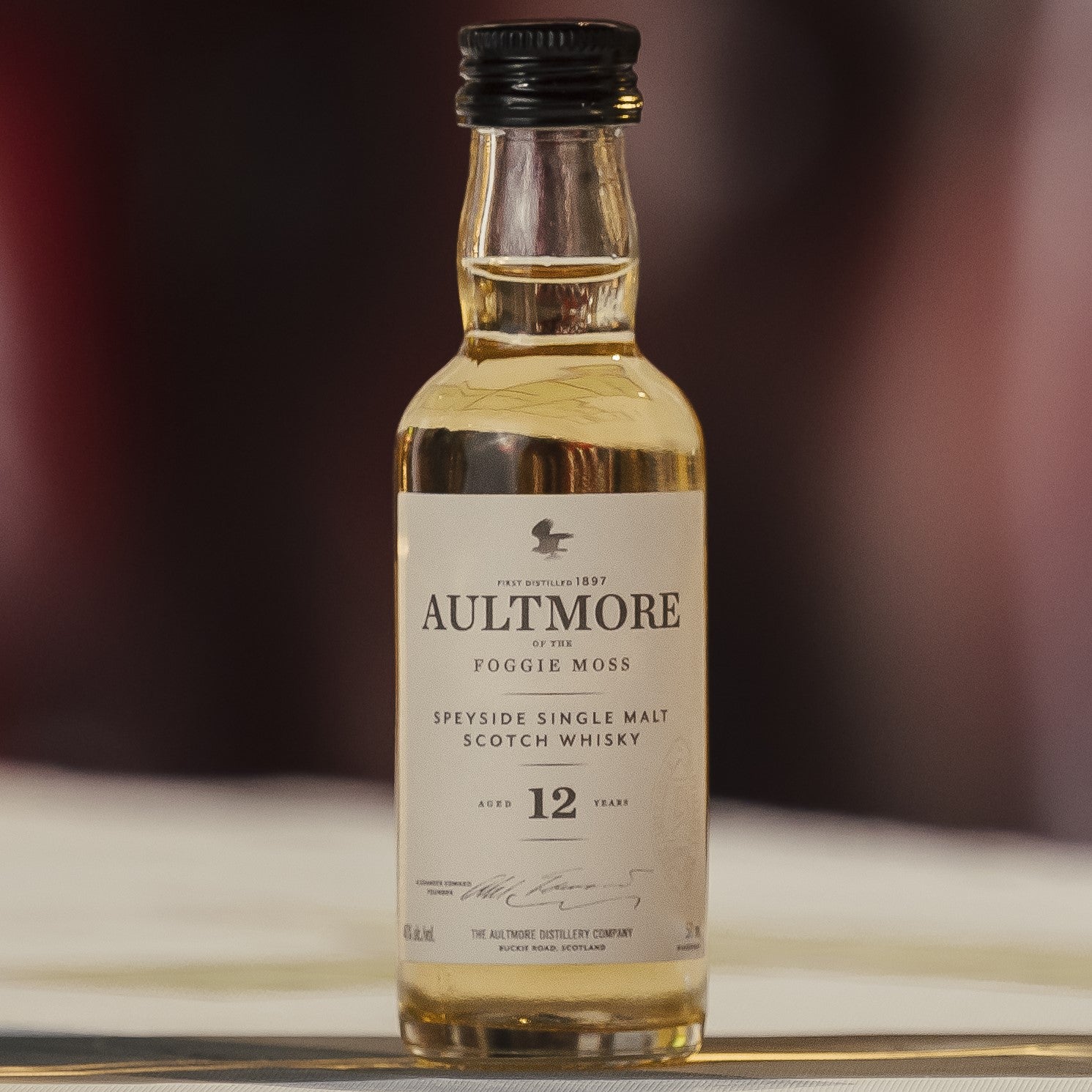 Aultmore 12 Year Old Whisky Minature