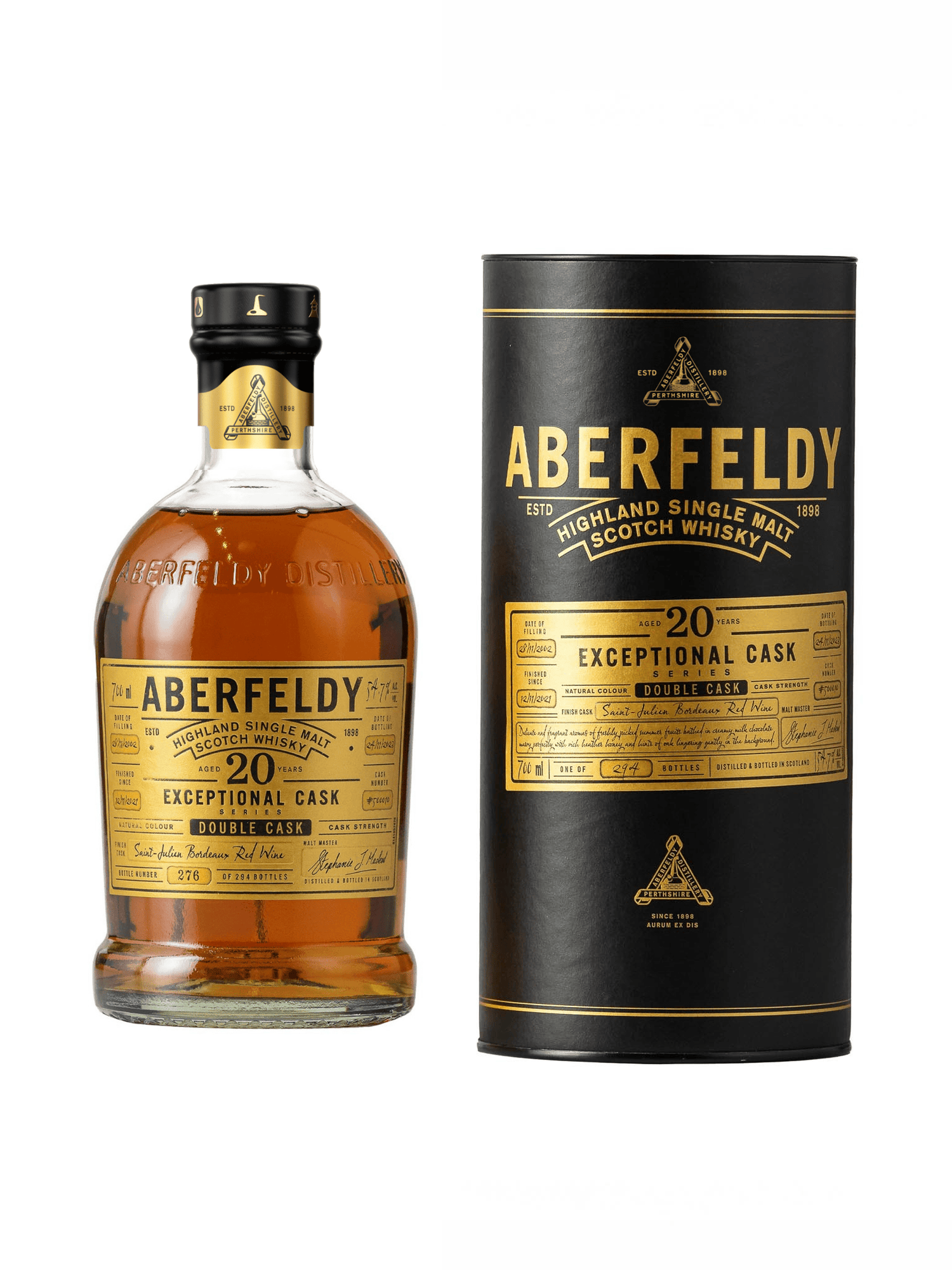 Aberfeldy 20 Year Old Saint-Julien Bordeaux Red Wine Cask Finish Whisky