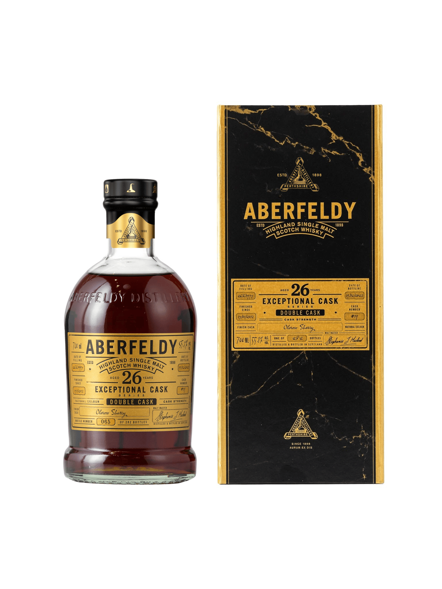 Aberfeldy 26 Year Old Oloroso Sherry Exceptional Cask Whisky