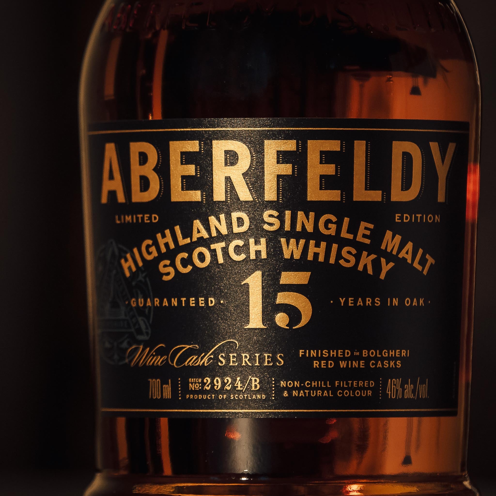 Aberfeldy 15 Year Old Whisky<br>Tuscan Red Wine Finish