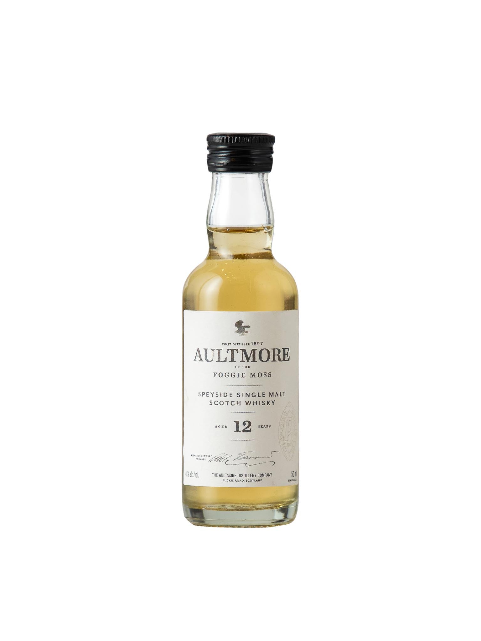 Aultmore 12 Year Old Whisky Minature