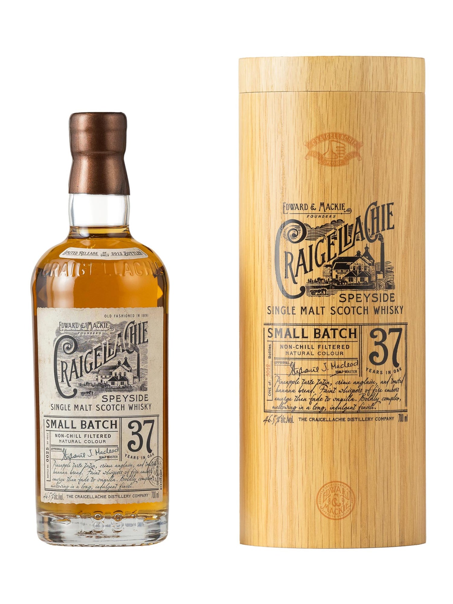Craigellachie 37 Year Old Whisky