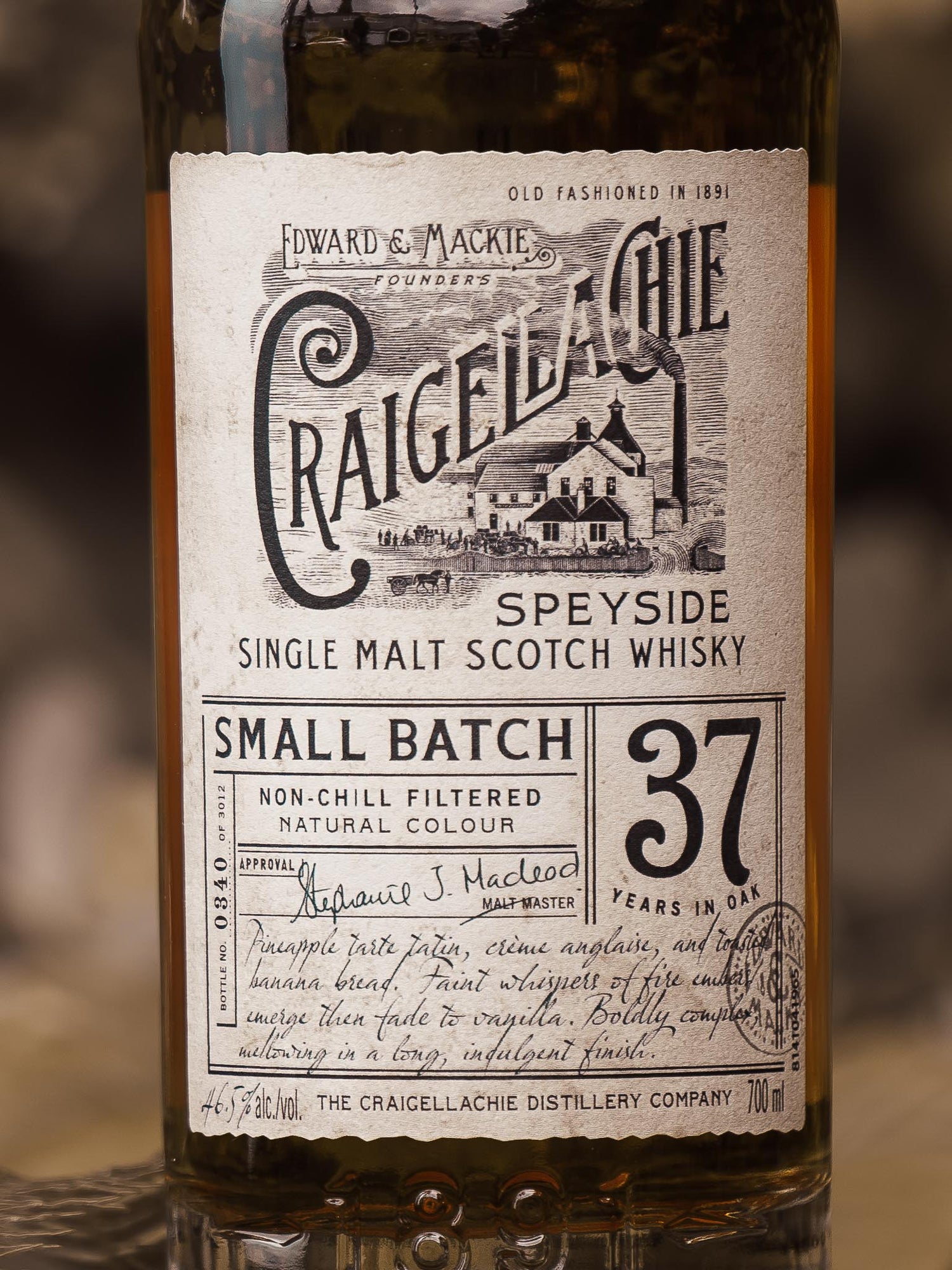 Craigellachie 37 Year Old Whisky