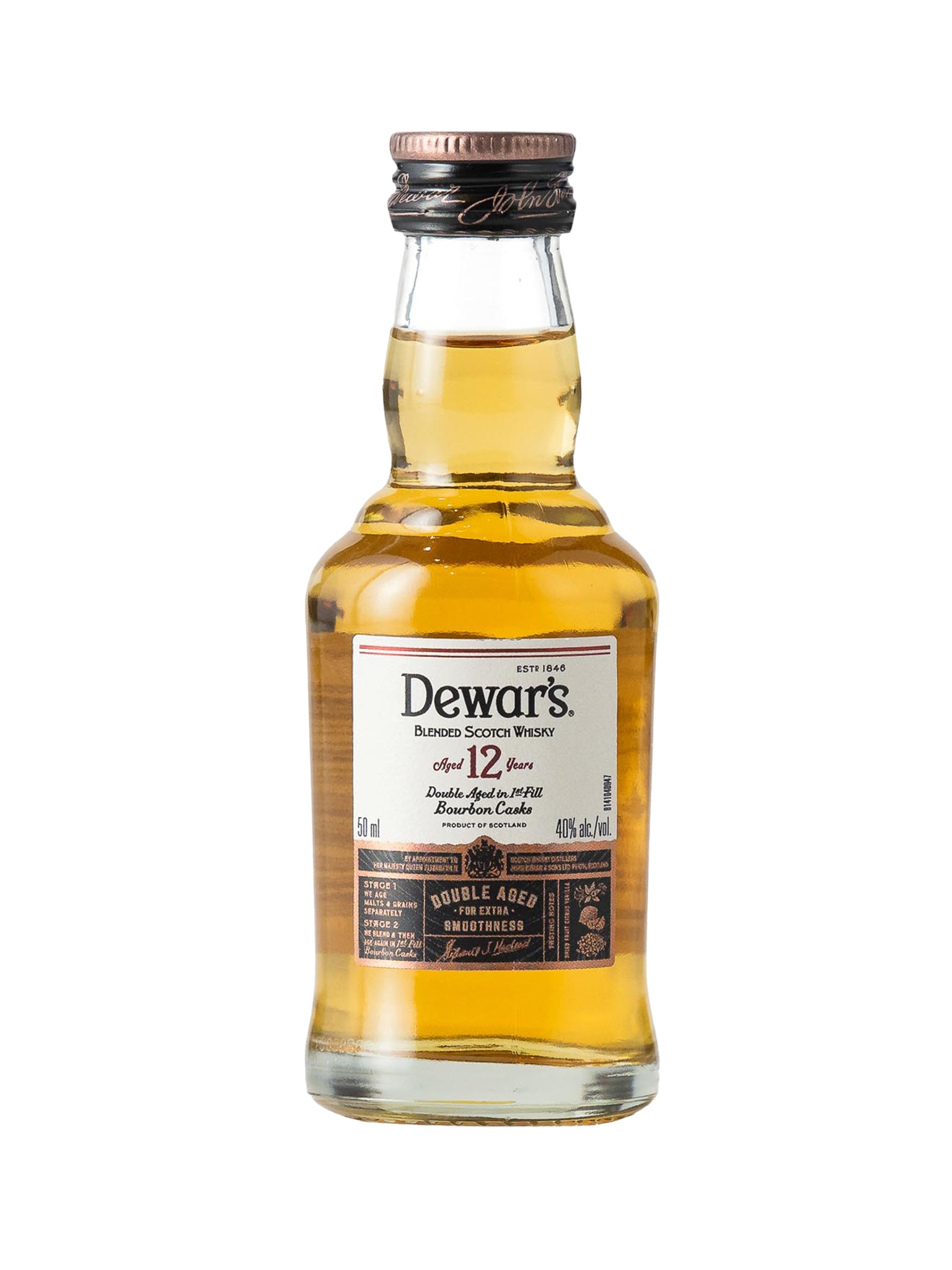 Dewar's 12 Year Old Whisky Miniature