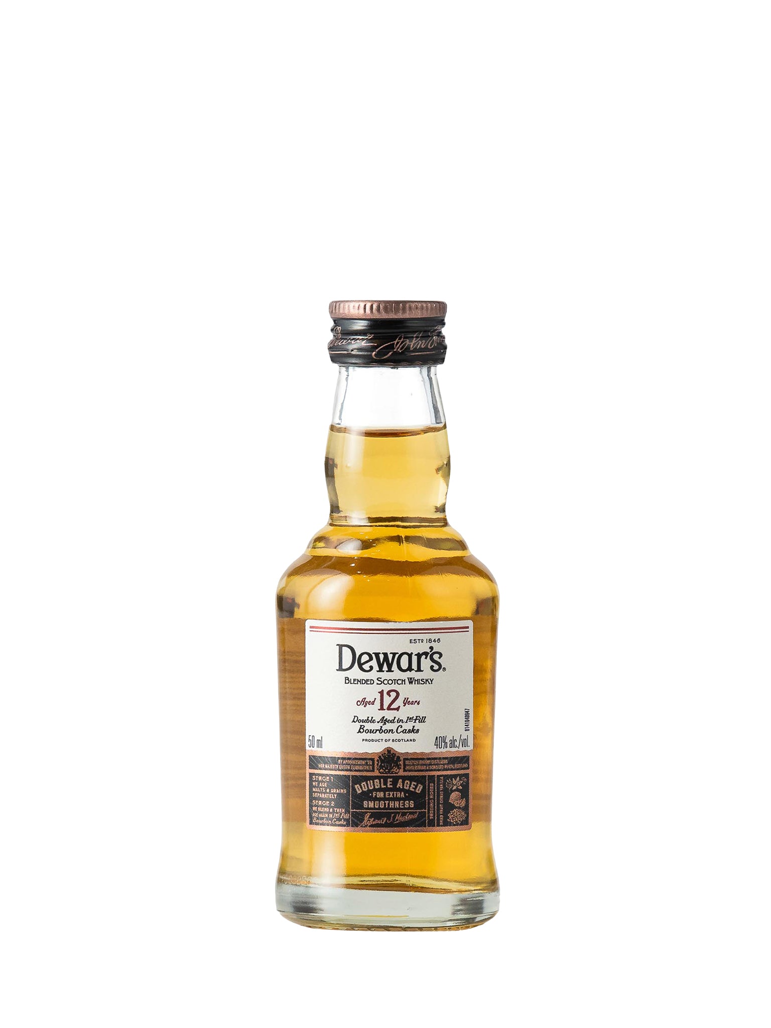 Dewar's 12 Year Old Whisky Miniature