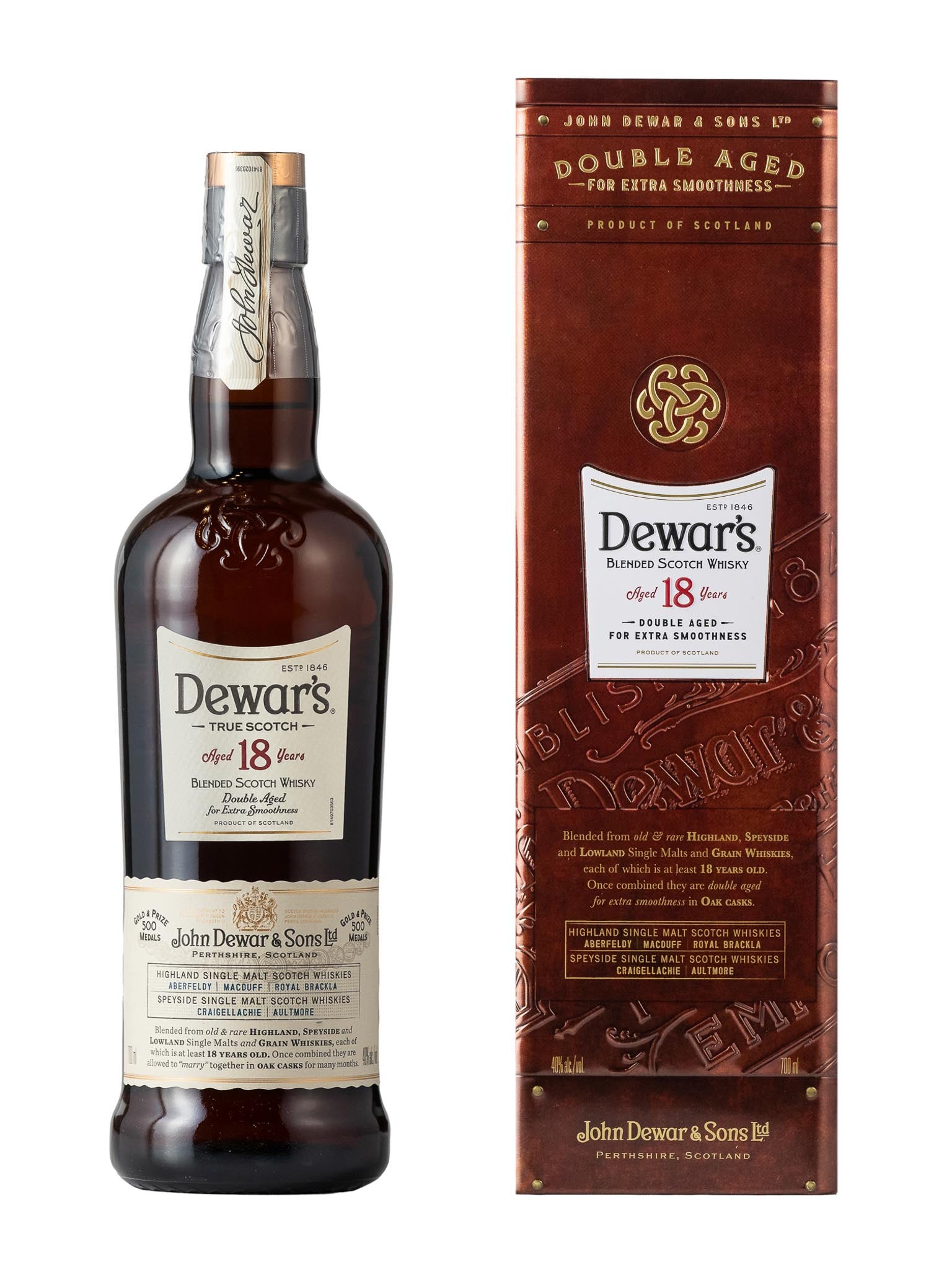 Dewar's 18 Year Old Blended Scotch Whisky