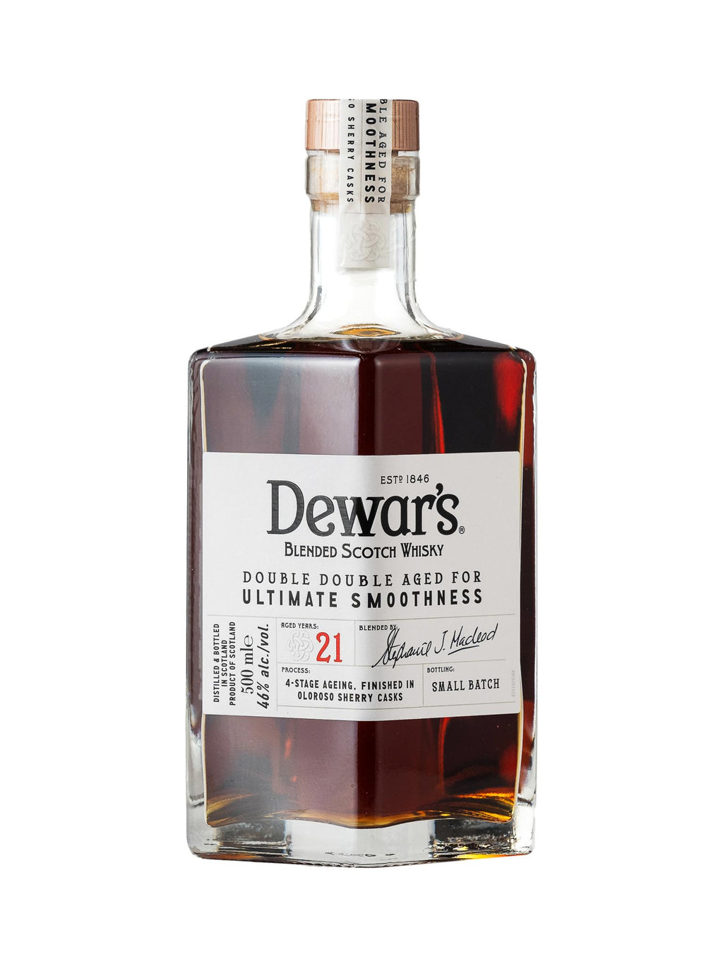 ウイスキー Dewar's Double Double Aged 21 Years Dewar's Double Double Aged 21 Year Mizunara Oak Casks