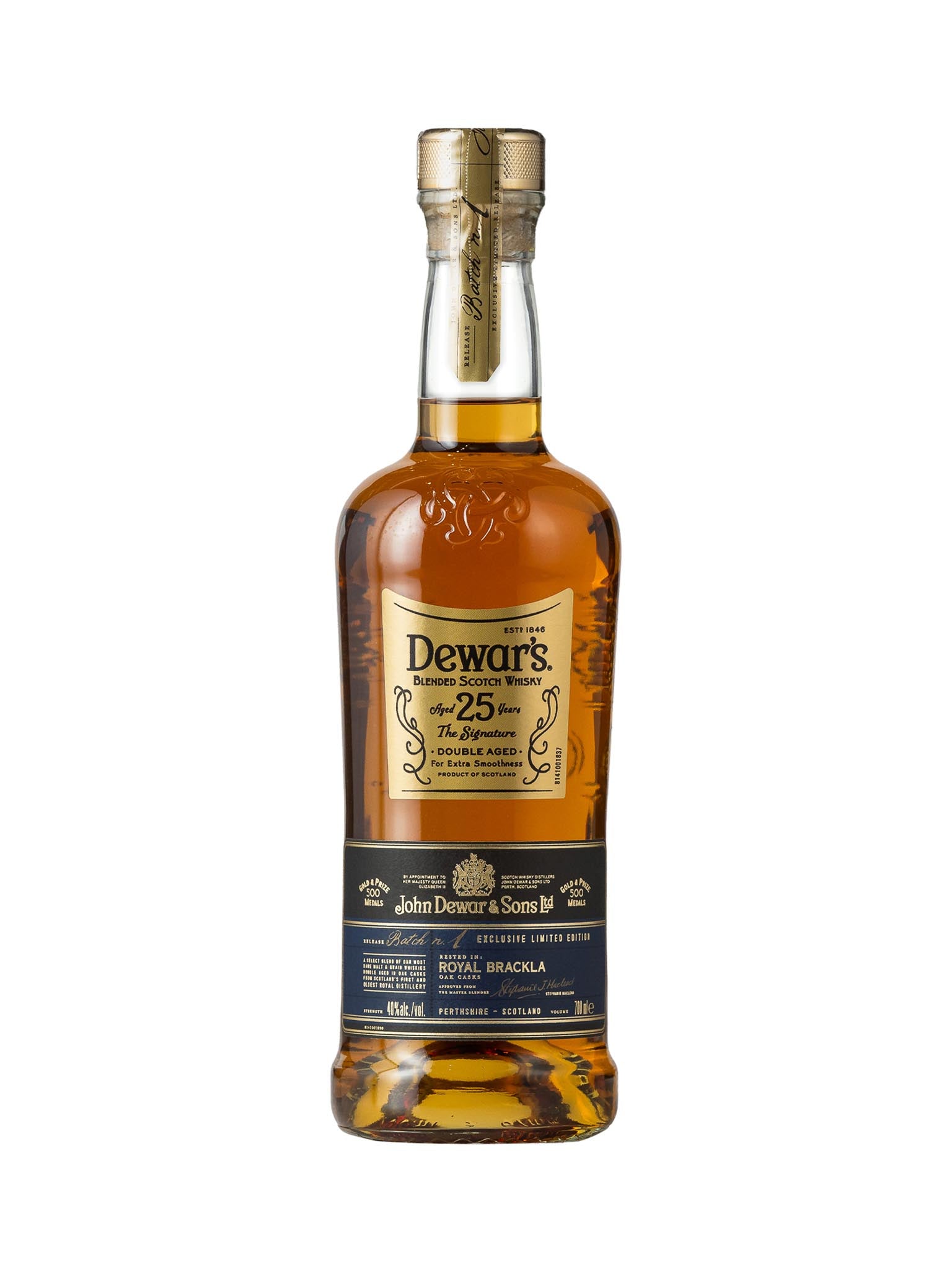 ウイスキー Dewar's 25 Years Old 700ml Shop Dewar's 25 YO Blended Scotch Whisky | Dewar's Aberfeldy