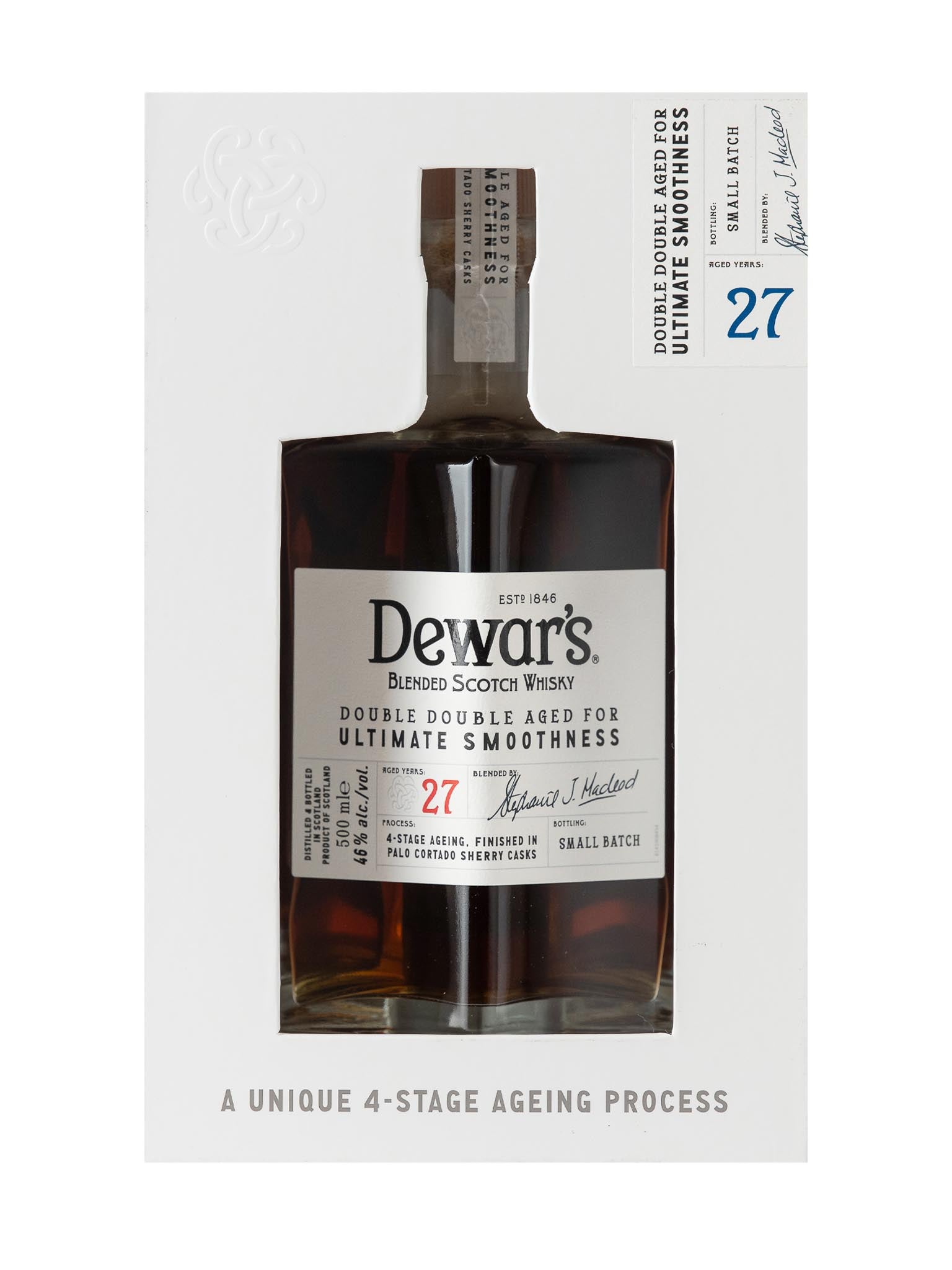 ウイスキー Dewar's Double Double 27 Years Old Shop Dewar's Double Double 27 YO Whisky | Dewar's Aberfeldy