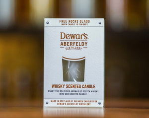 Whisky scented candle