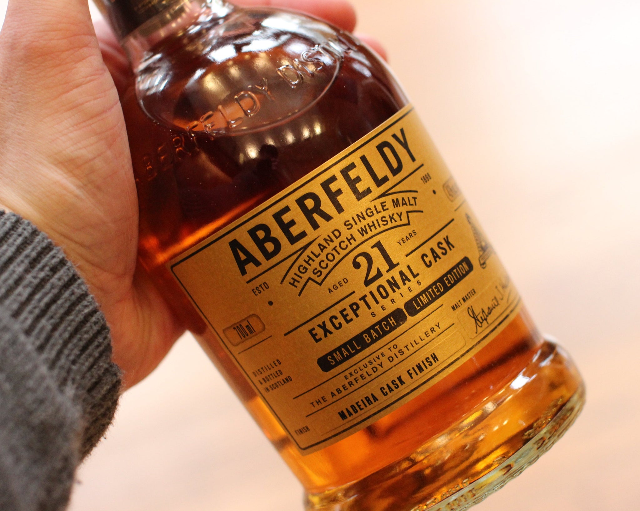 Aberfeldy 21 Year Old Exceptional Cask <br> Madeira Cask Finish
